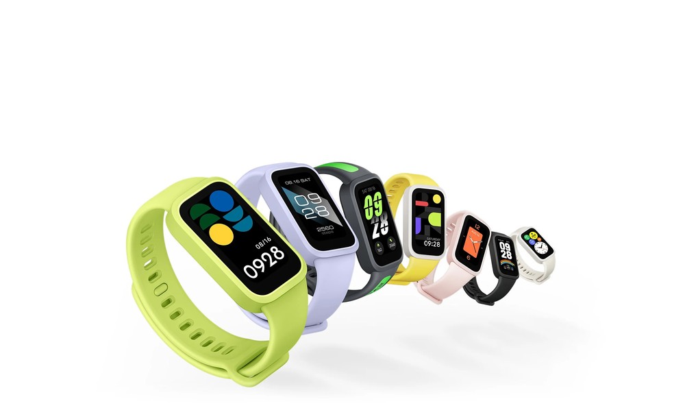 Xiaomi Smart Band 9 Active em uso
