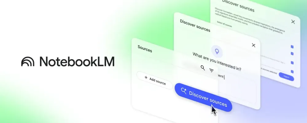 Interface mostrando a integração do NotebookLM com o Gemini