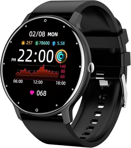 Smartwatch Haiz My Watch I Fit preto com tela e pulseira