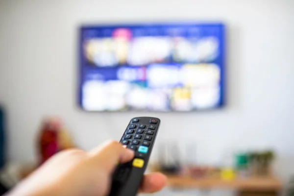 Cena de uma televisão