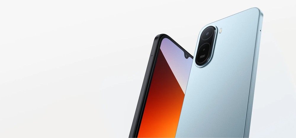 Frente do Redmi A7 Pro mostrando tela grande com bordas finas