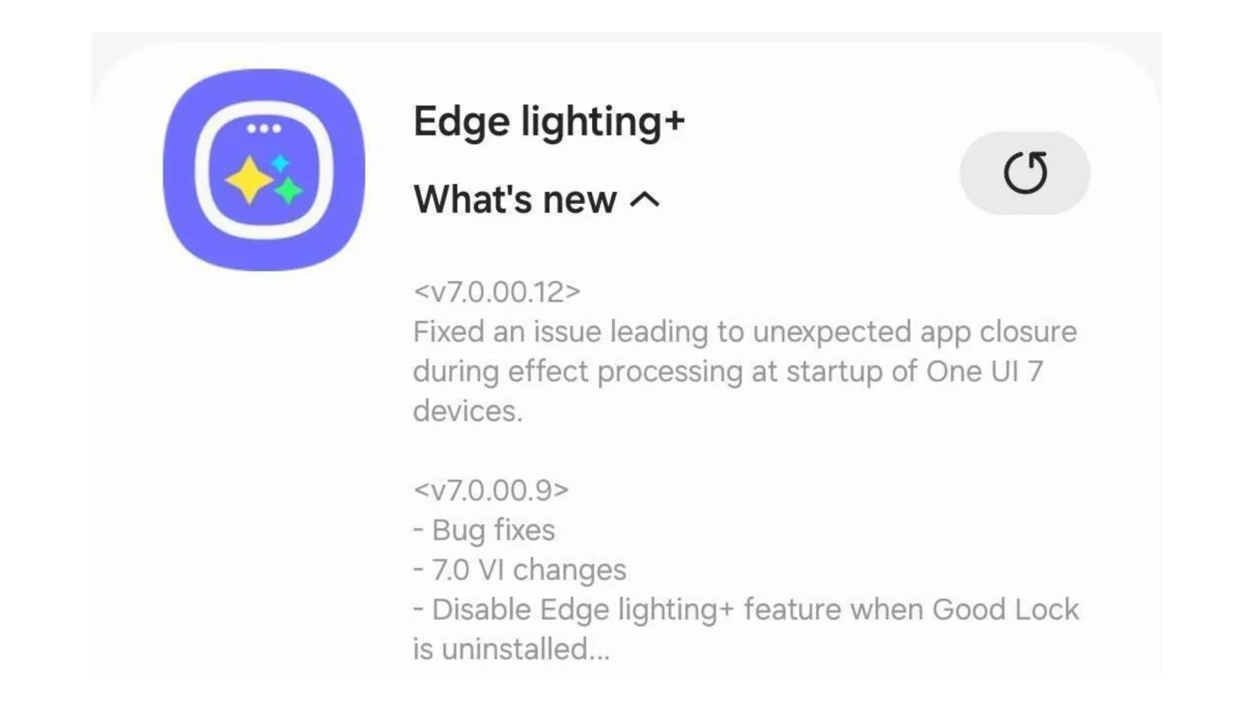 Tela de um celular Galaxy exibindo o app Samsung Good Lock