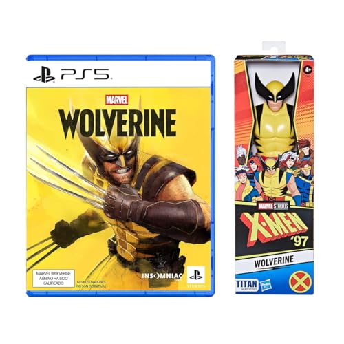 Kit físico de Marvel’s Wolverine para PS5 com boneco Titan Heroes