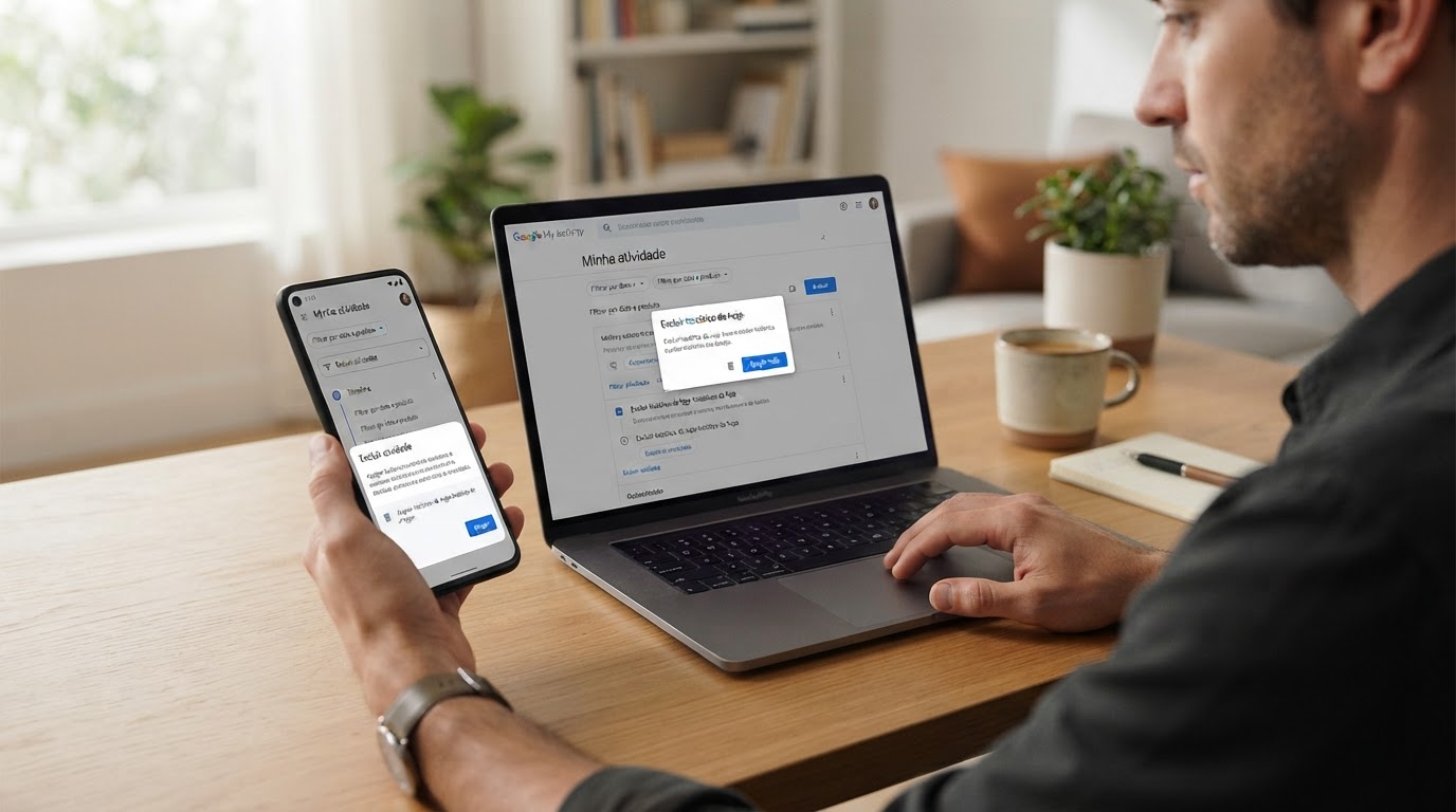 Como apagar tudo no Google Minhas Atividades e limpar seu histórico