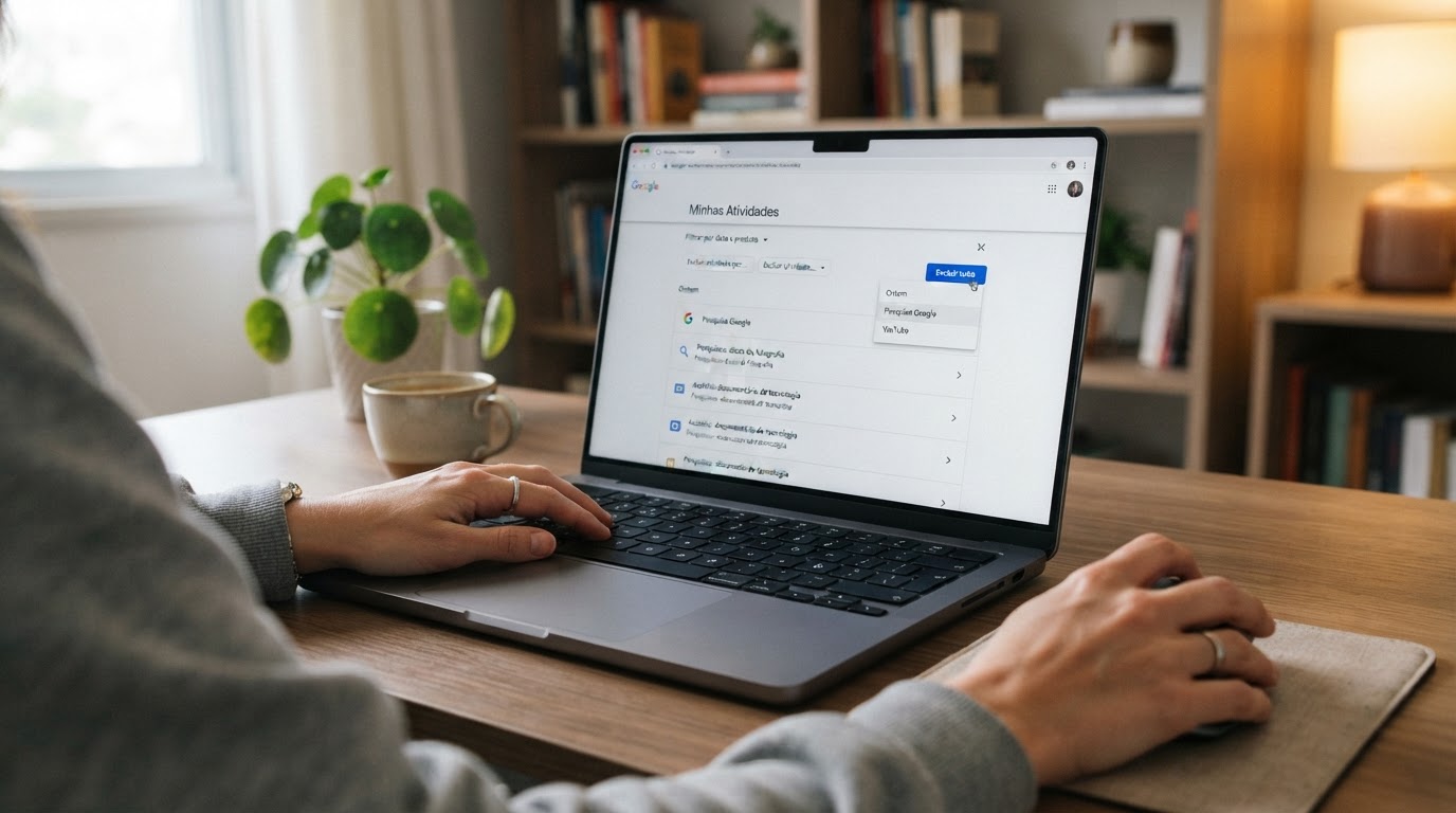 Como apagar tudo em Minhas Atividades e limpar seu histórico