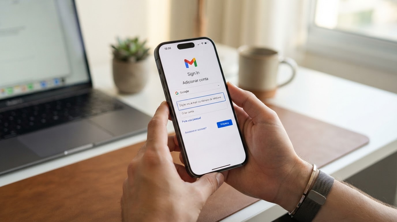 Como criar conta Gmail no iPhone pelo app Gmail oficial