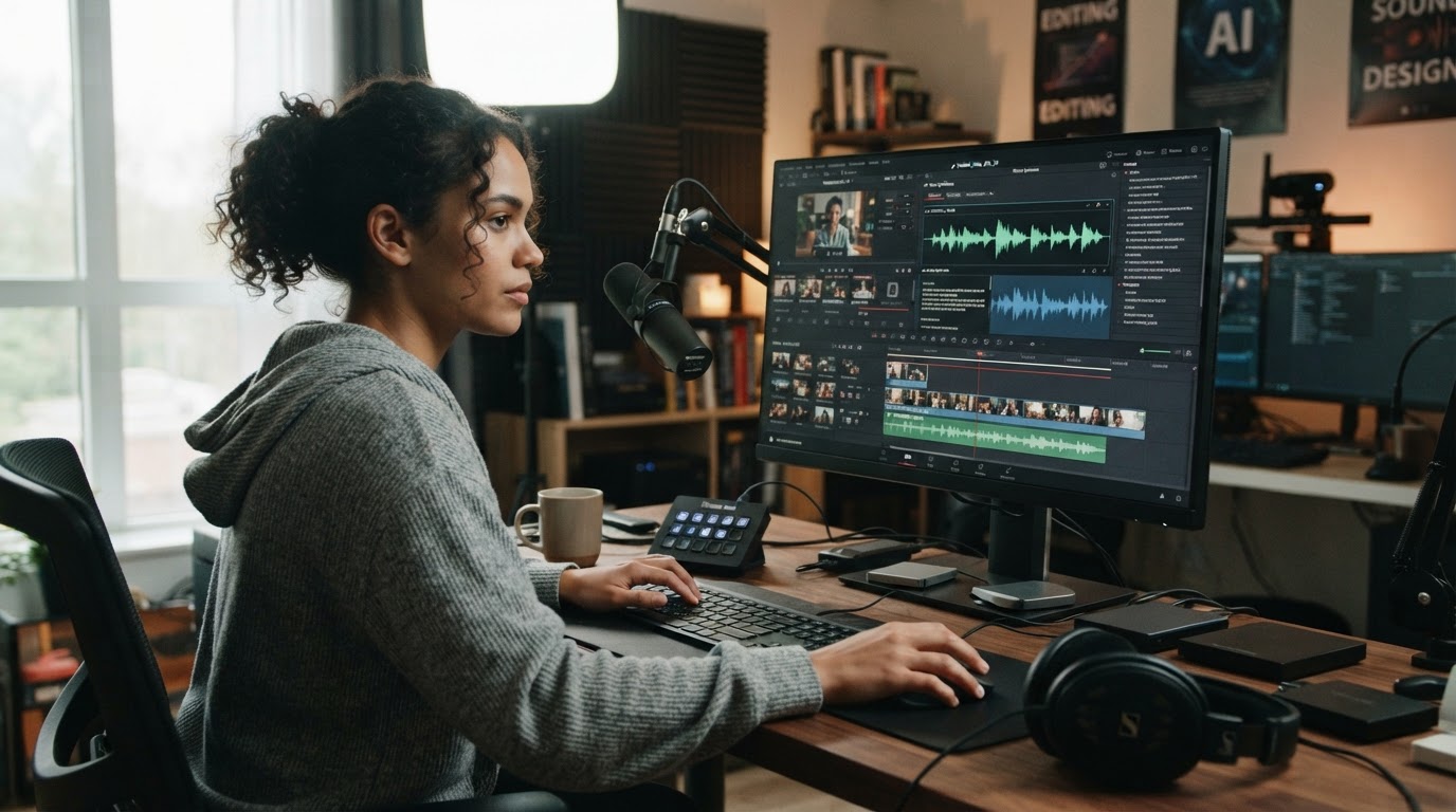 Como criar vídeo com voz gerada por IA grátis e natural