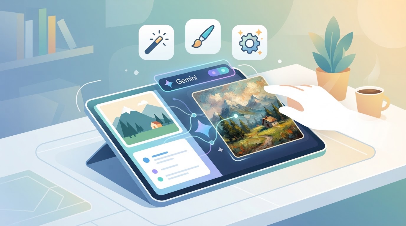 Foto ilustrativa de edição de imagem com Gemini deixando resultado realista
