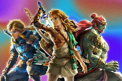 cena de Zelda Tears of the Kingdom rodando em emulador