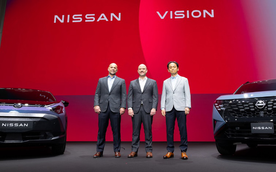 CEO da Nissan Ivan Espinosa apresentando a visão de futuro da marca