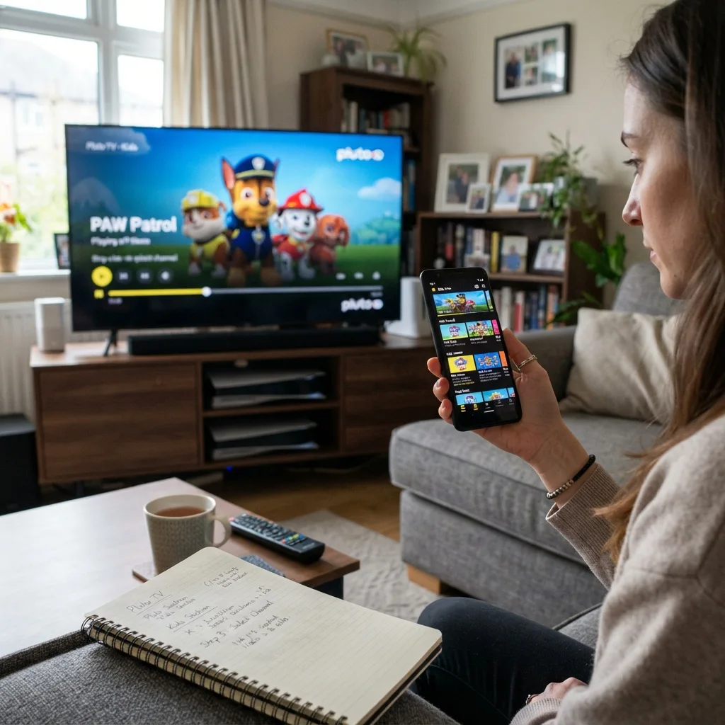 Ilustração de celular, notebook e TV com serviço de streaming aberto