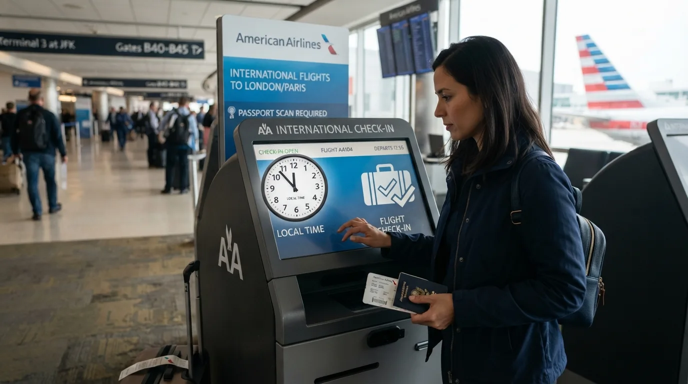 Check-in pelo app da American Airlines: prazo para voo internacional do Brasil