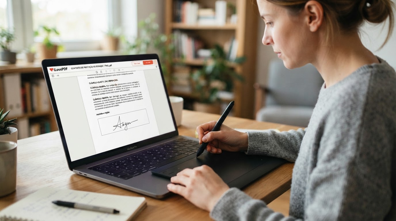 Como assinar documento PDF digitalmente no I Love PDF