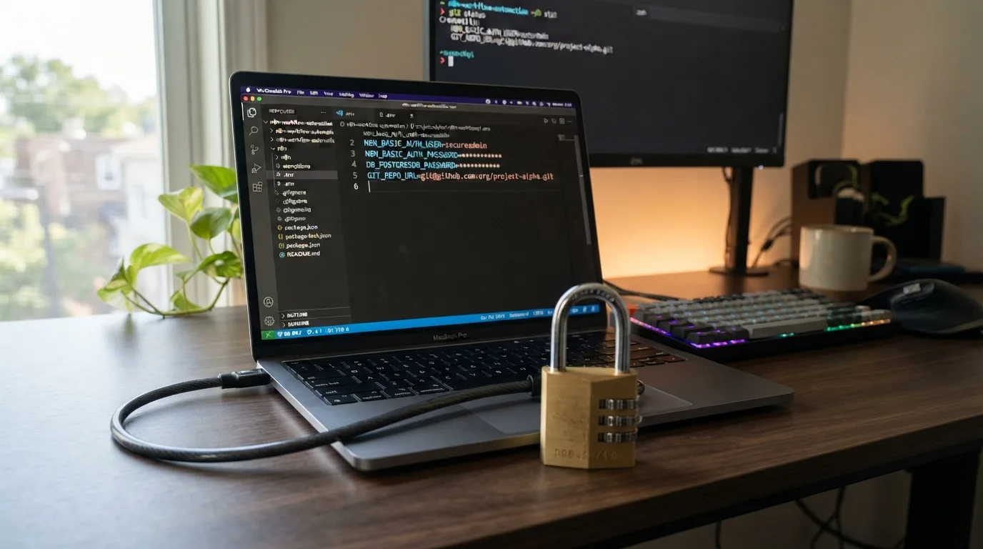 Versionamento com Git e segurança de credenciais no n8n