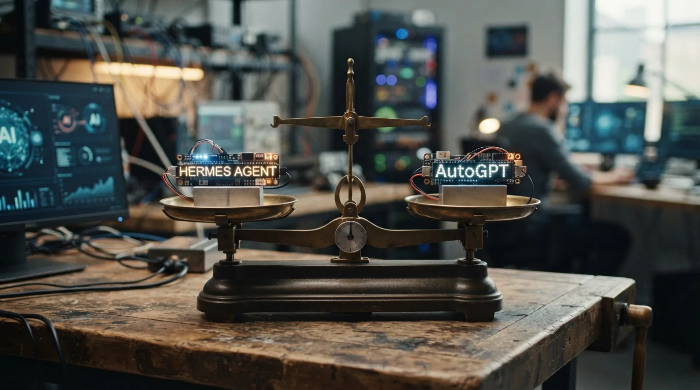 Hermes Agent vs AutoGPT: qual agente de IA autônomo escolher