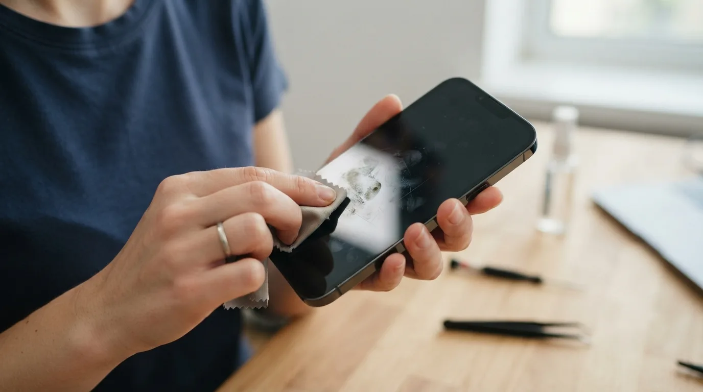 Mancha na tela do celular: é sujeira ou defeito?