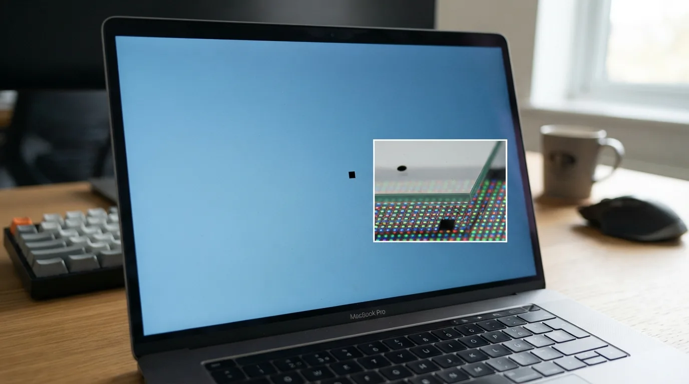 Um pontinho preto na tela é sempre dead pixel? Nem sempre