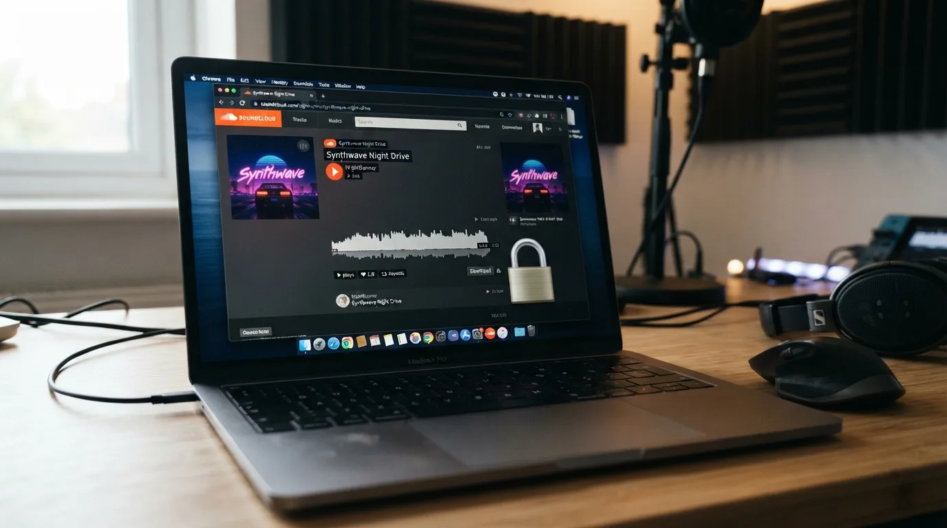 Por que algumas músicas do SoundCloud não deixam baixar?