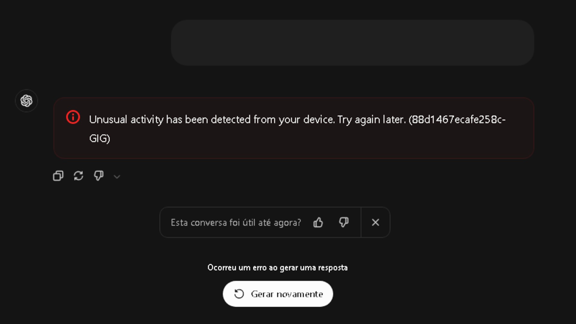 ChatGPT teve instabilidade nesta quinta (3); veja o que aconteceu e alternativas
