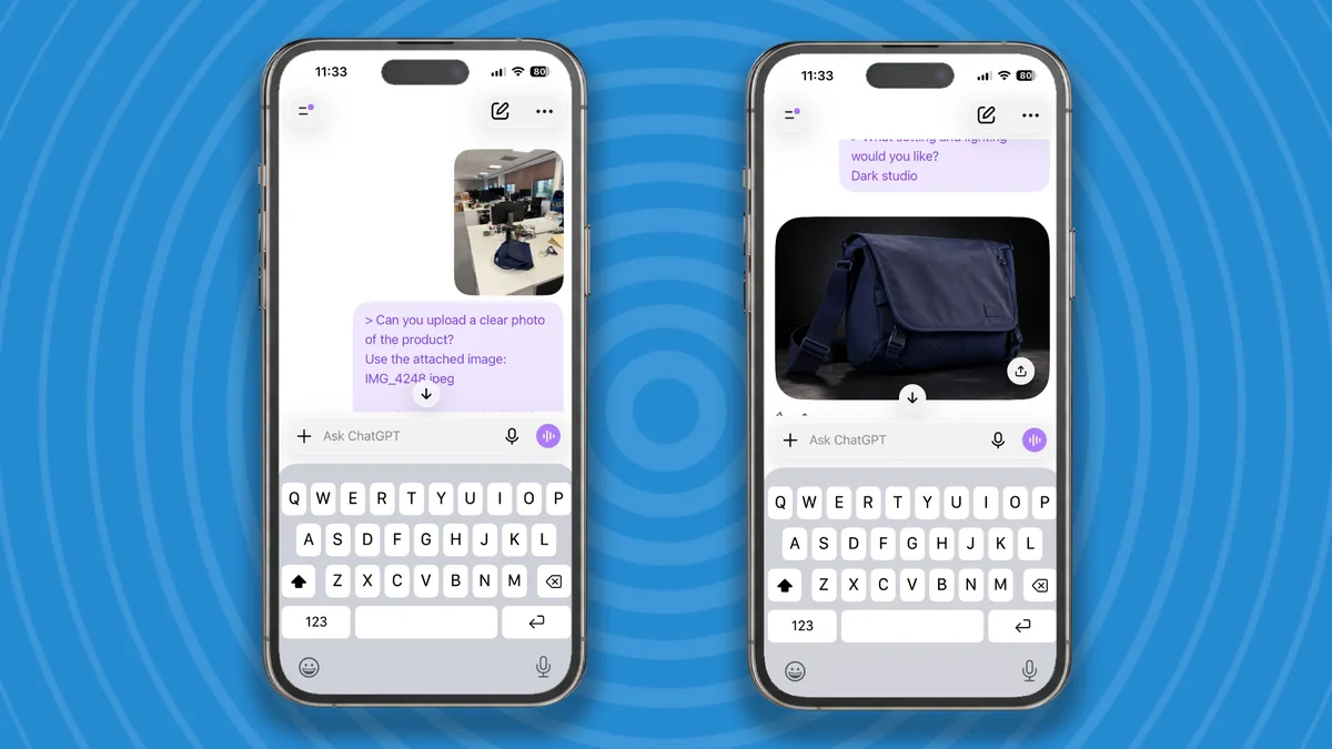 Tela de seleção de templates no ChatGPT Images 2.5
