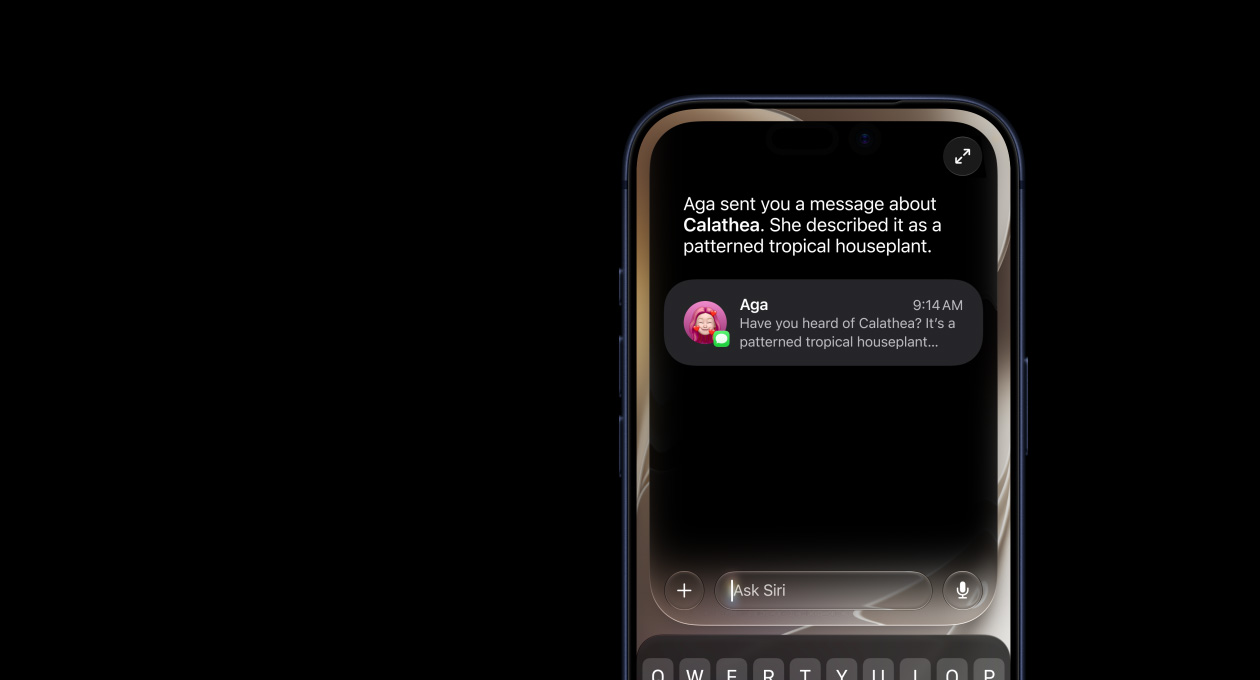 Tela destacando melhorias de desempenho do iOS 27