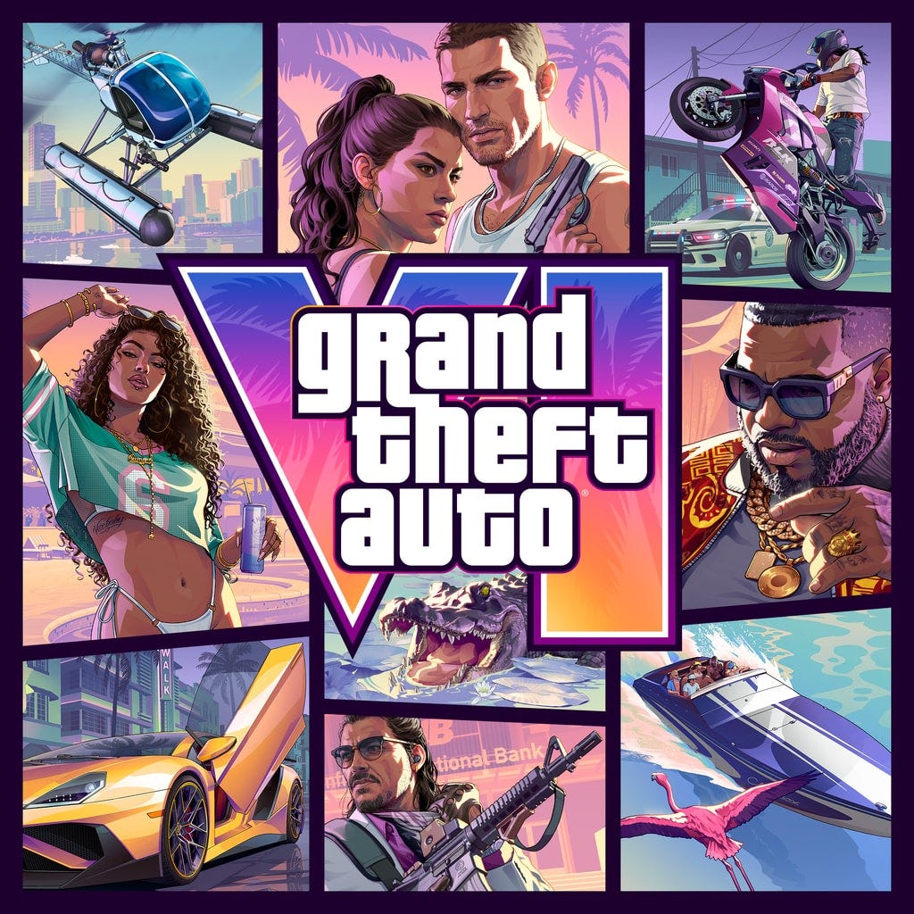 Tela de apresentação de Grand Theft Auto VI no site oficial da Rockstar