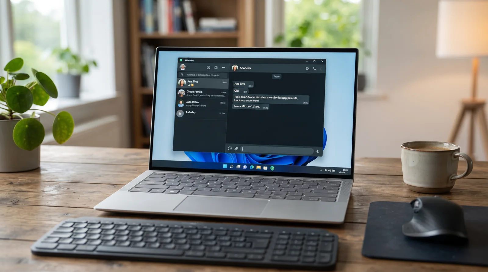 WhatsApp no PC sem a Microsoft Store: como instalar pelo WinGet