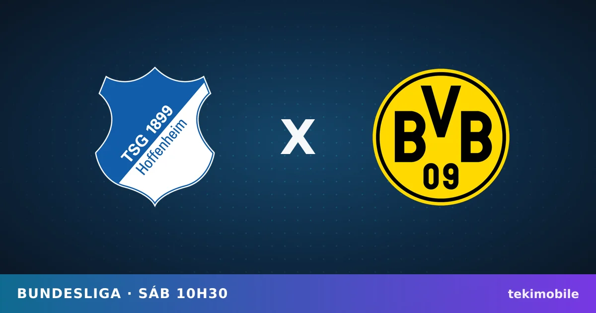 TSG Hoffenheim x Borussia Dortmund: onde assistir ao vivo, horário e escalações — Bundesliga
