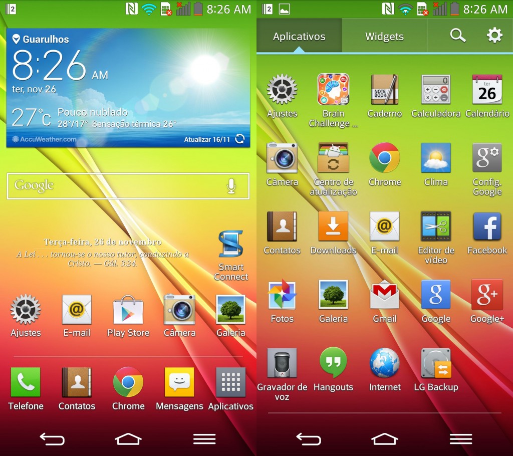 review lg g2 - menu