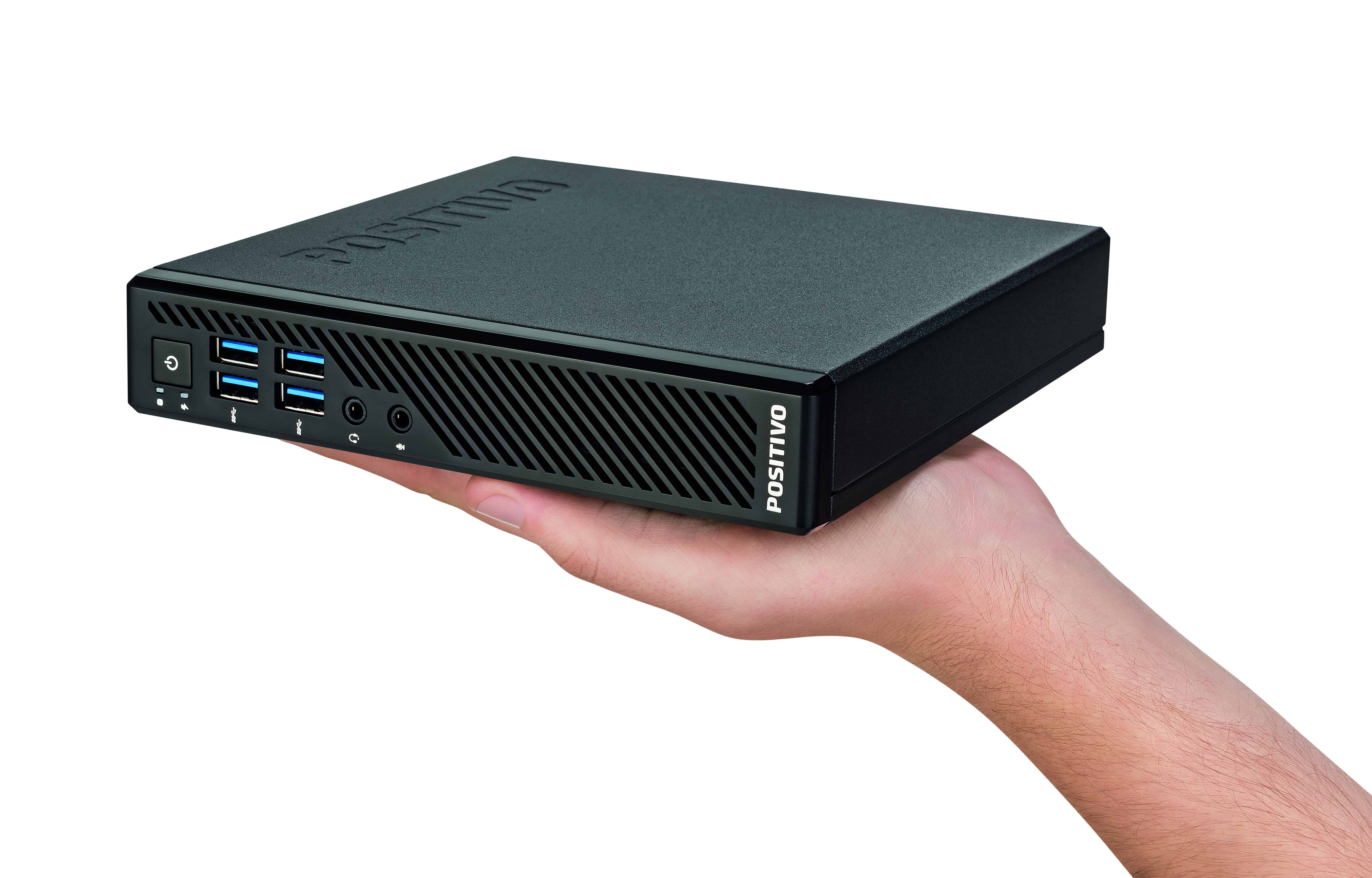 Mini PC Positivo Master C820 cabe na sua mão
