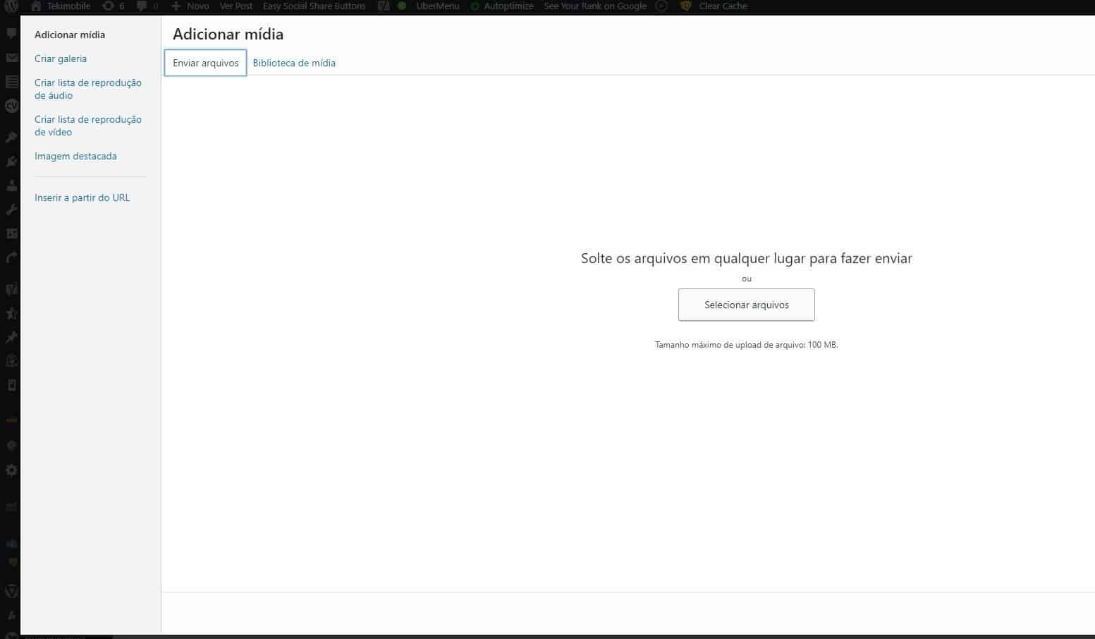como publicar no wordpress inserindo imagem no editor como publicar um post no Wordpress