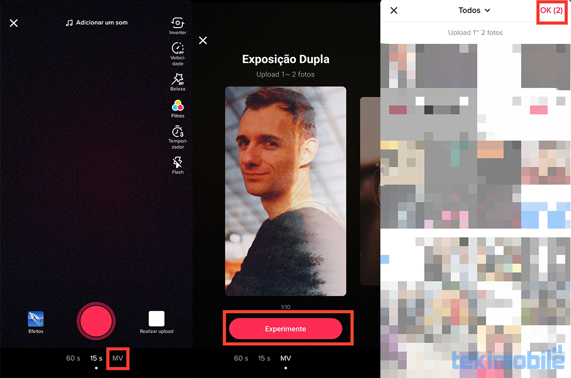 O aplicativo permite criar um slide de fotos. Então, faça bom uso desse recurso.