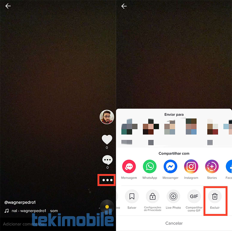 Não gostou de um vídeo que você publicou no TikTok? Excluí-lo é muito simples.