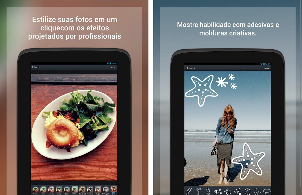 O Aviary entrega adesivos e muitas opções de filtros, sendo um editor ideal para diversos momentos.
