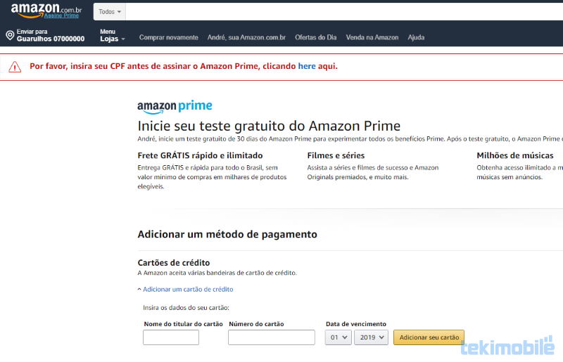 Amazon Prime Amazon Prime