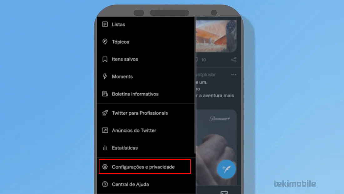 A opção será exibida em várias funcionalidades do painel