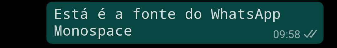 Monoespace whatsapp tekimobile