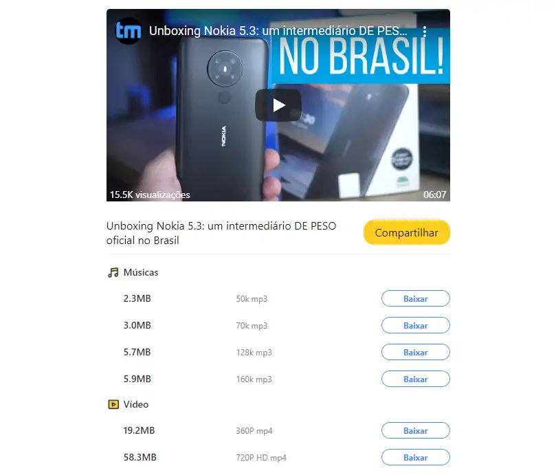 video nokia 5.3 snaptube PC