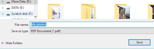 Como converter Jpeg para PDF