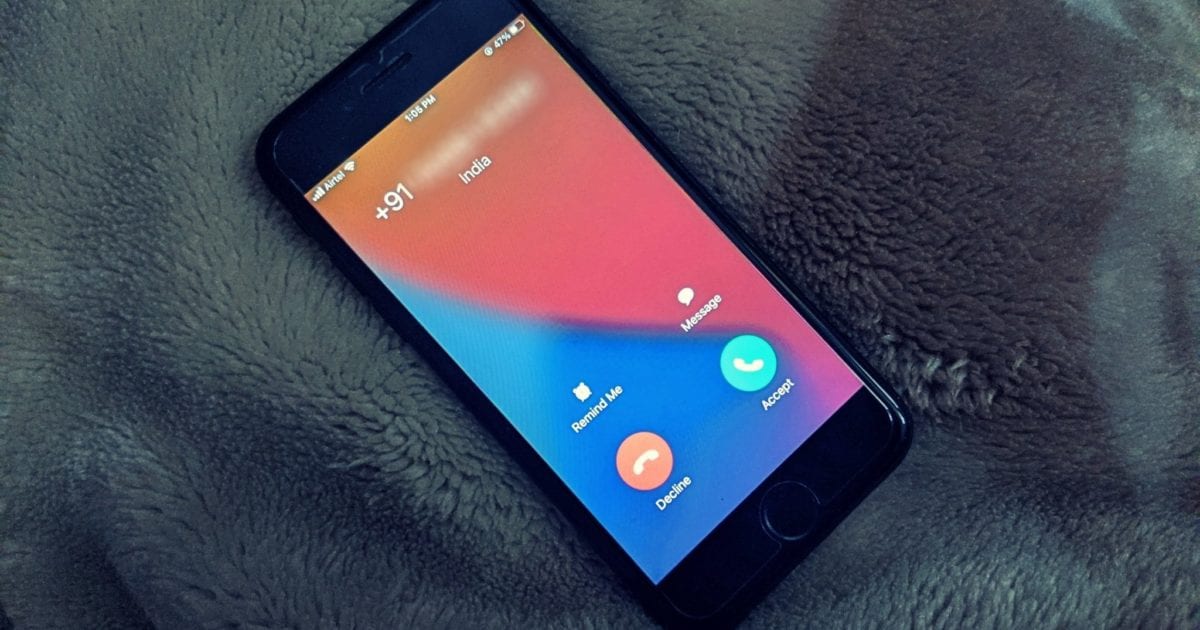 Como corrigir tela de chamada que não aparece no iPhone