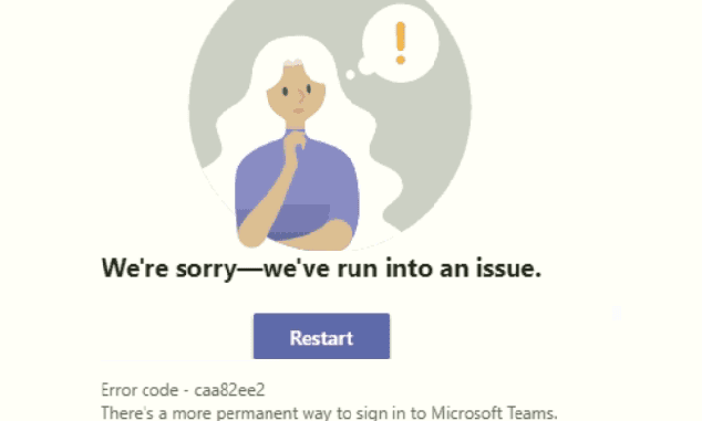 Como corrigir o erro do Microsoft Teams caa82ee2