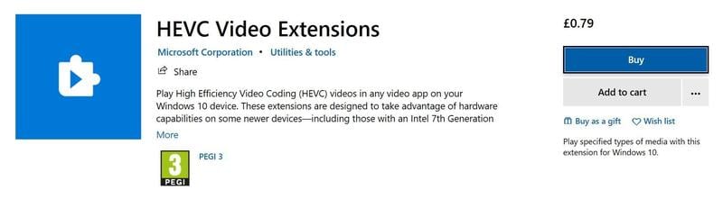 Como instalar codecs HEVC no Windows