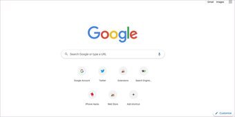 Chrome home