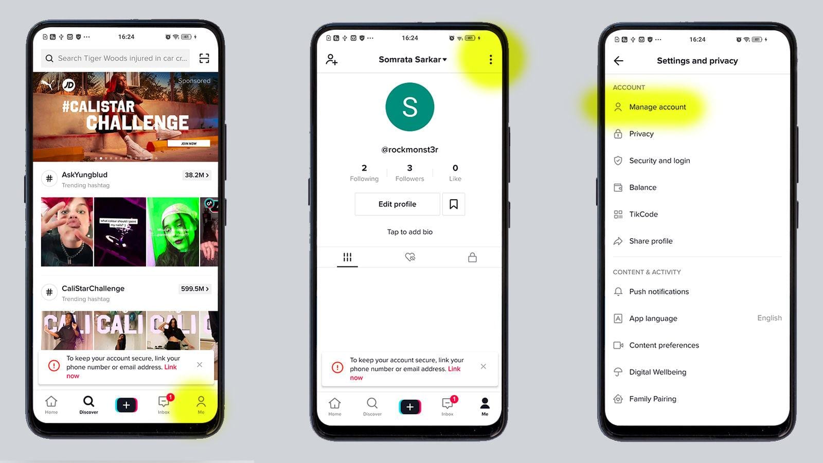 Como excluir sua conta TikTok em 5 passos no Android