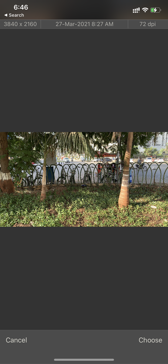 App de tamanho de imagem