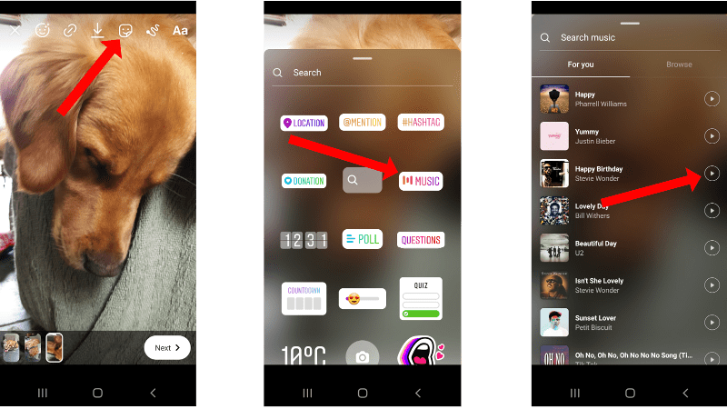 Como adicionar música nos Stories do Instagram