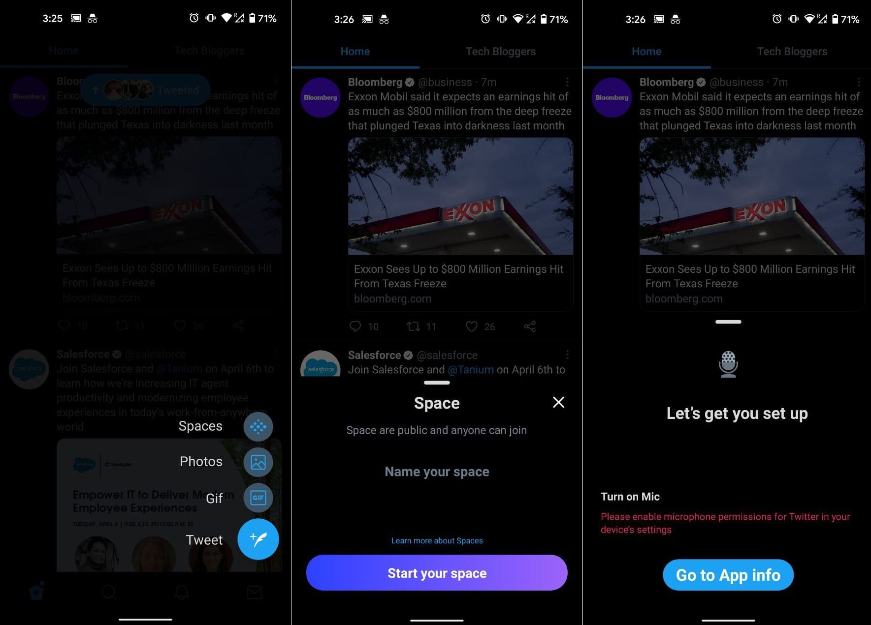 Como participar do Twitter Spaces com bate-papos com áudio