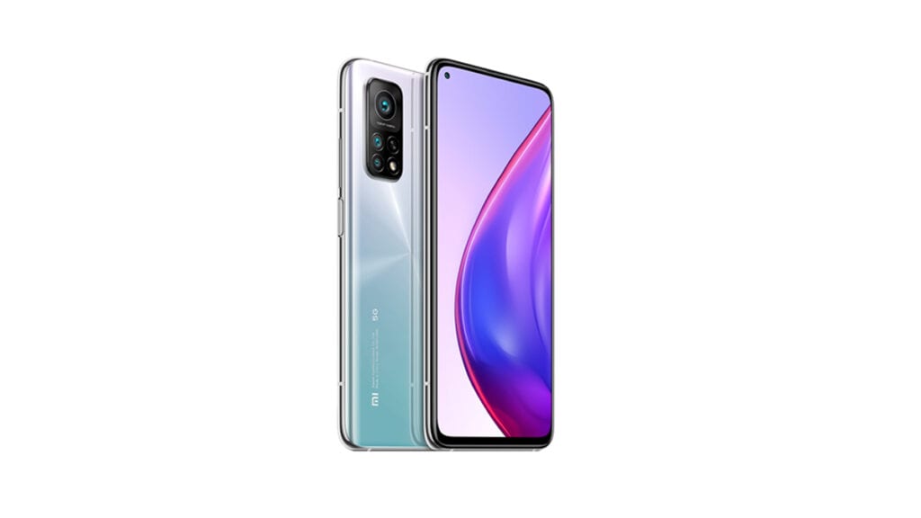 Na imagem vemos um outro modelo da Xiaomi com suporte a 5G o Mi 10T Pro