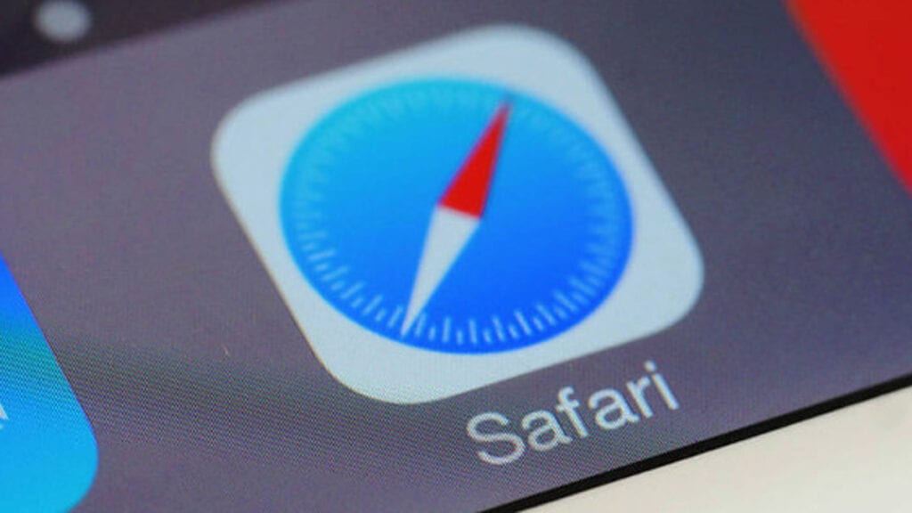 Na Imagem ilustrativa é mostrado o aplicativo safari que permite ajustar o tamanho do texto