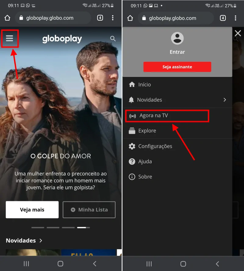 Como assistir Globo ao vivo e online no celular, PC e Smart TV 3 assistir globo online ao vivo grátis celular